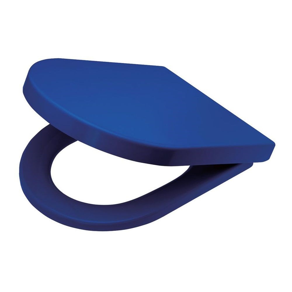 Universal Gloss Toilet Seat, Gloss Blue