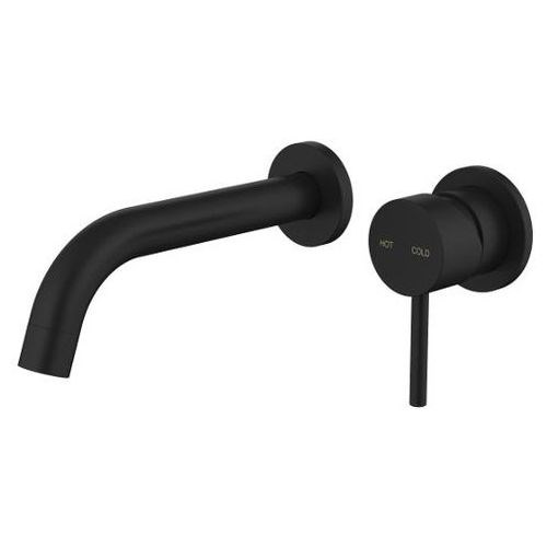 Cioso Wall Basin Mixer No Plate Pin Down Black