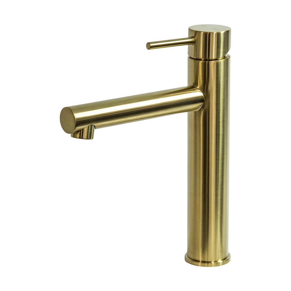 Cioso Mid Rise Vessel Mixer Modern Brass