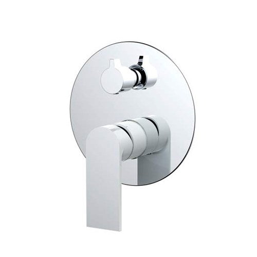 Kiato Diverter Mixer Chrome & White