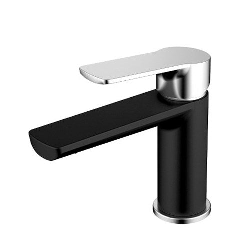 Akemi Basin Mixer Matte Black & Brushed Nickel
