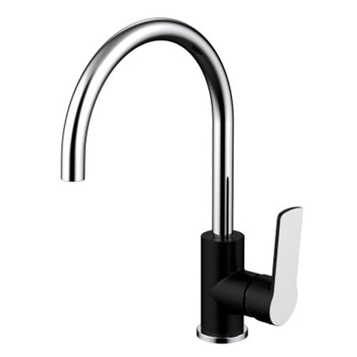 Akemi Sink Mixer Chrome & Matte Black