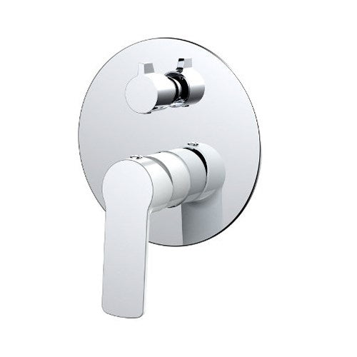 Akemi Diverter Mixer Chrome & White