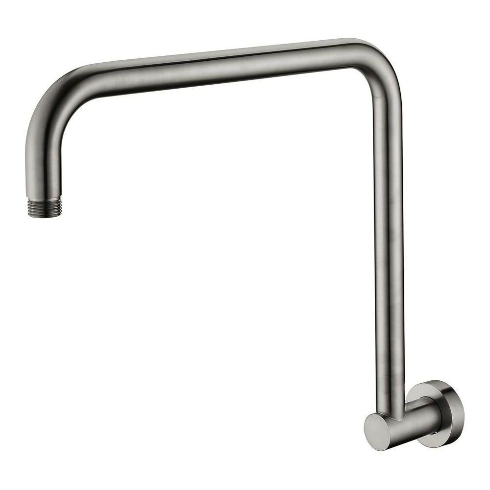 Akemi Hi Rise Shower Arm 350mm Brushed Nickel
