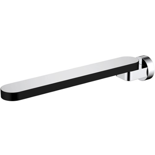 Kiato Swivel Bath Spout 295mm Chrome & Matte Black
