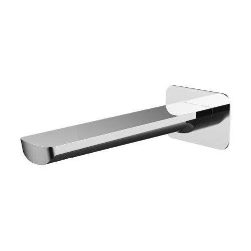 Akemi 180mm Bath Spout Square Plate Chrome