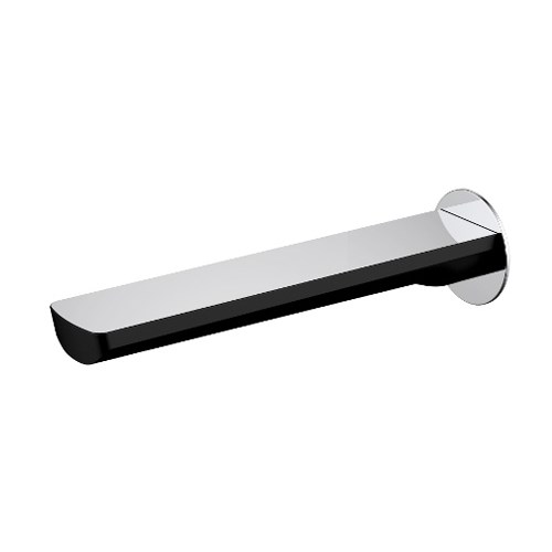 Akemi Bath Spout 180mm Chrome & Matte Black