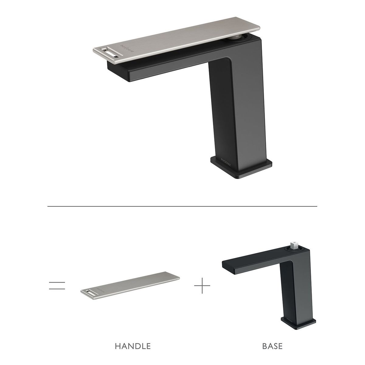 Zimi Basin / Vessel Mixer Handle Only - Brushed Nickel