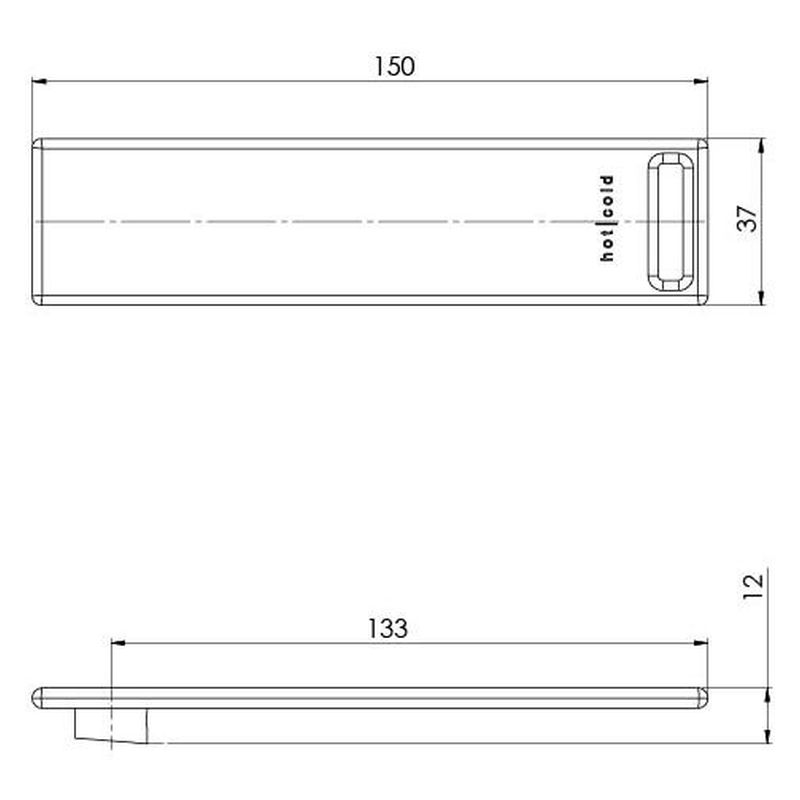 Zimi Basin / Vessel Mixer Handle Only - Brushed Nickel