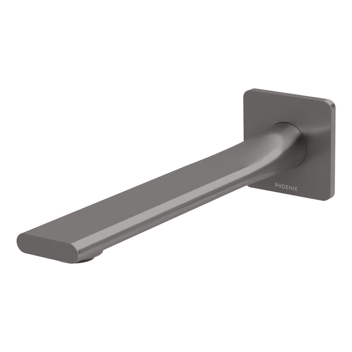 Teel Wall Basin Outlet 200mm - Brushed Carbon