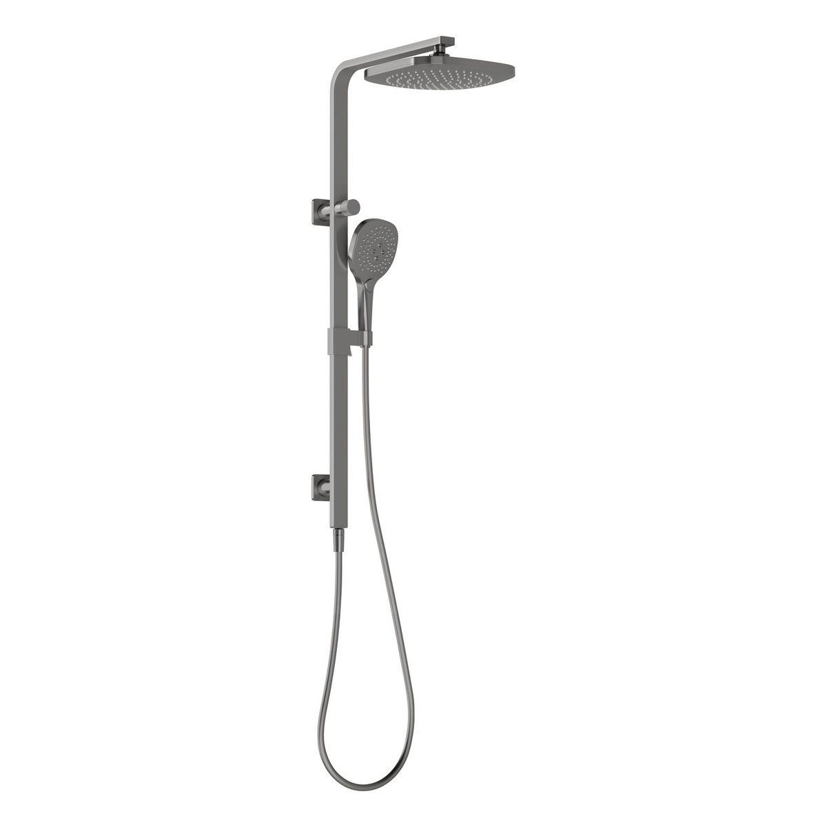 Nuage Twin Shower - Brushed Carbon