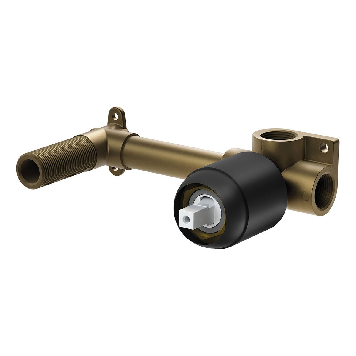Builders Wall Mixer Set Breech Only, Lead Free - Matte Black