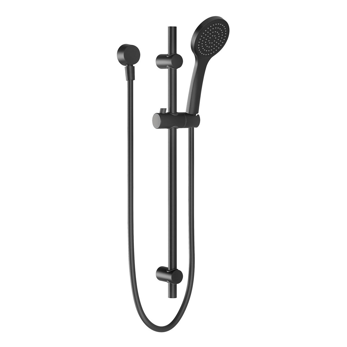 Pina Rail Shower - Matte Black