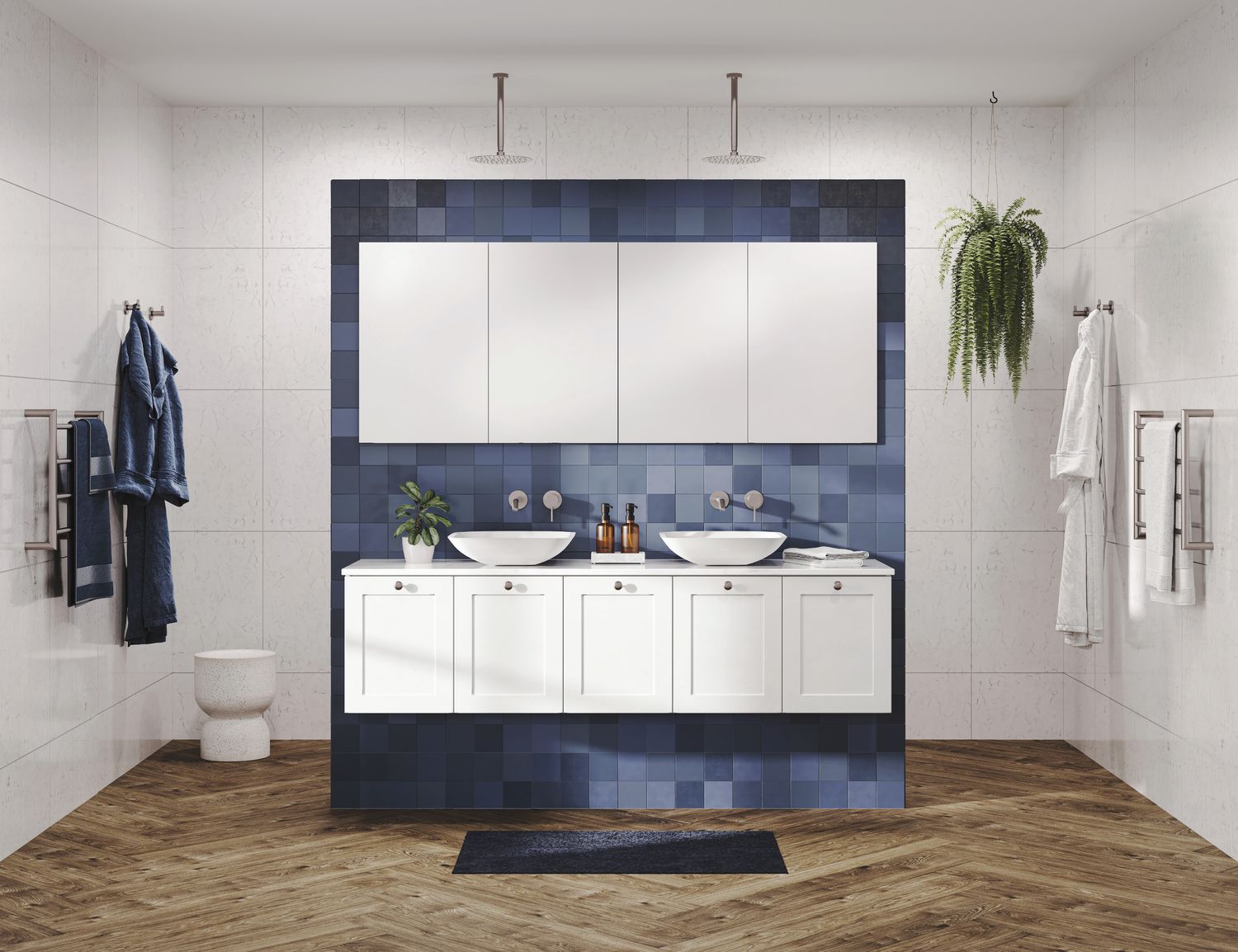 Mila 1800 Wall-Hung Cabinet