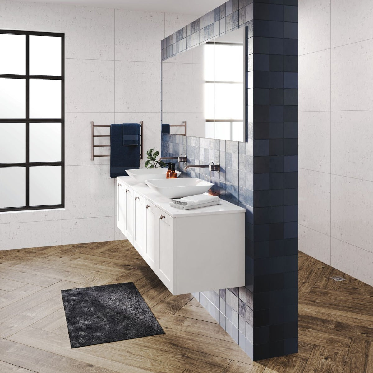 Mila 1800 Wall-Hung Cabinet