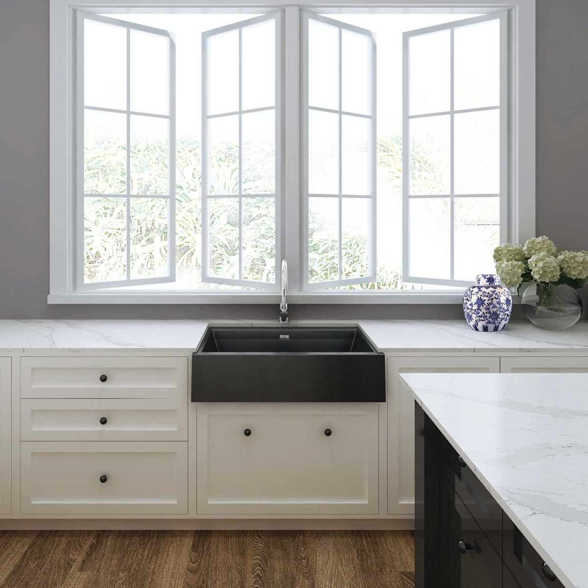 Arqstone Oros 900 Butler Sink - Black