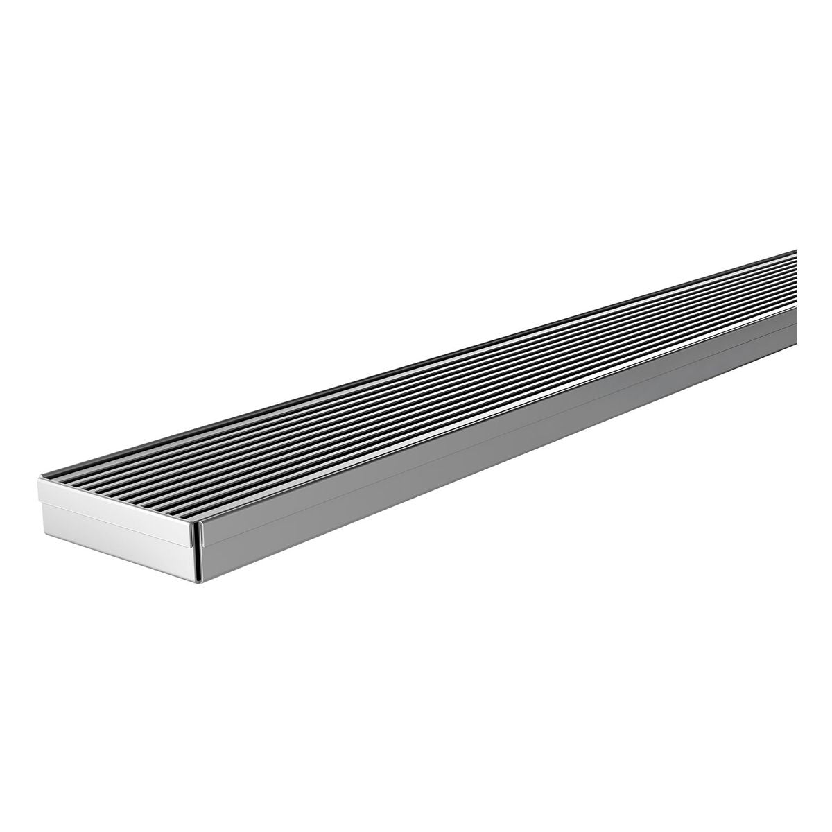 Phoenix Flat Channel Drain HG 75 x 750mm Outlet 45mm