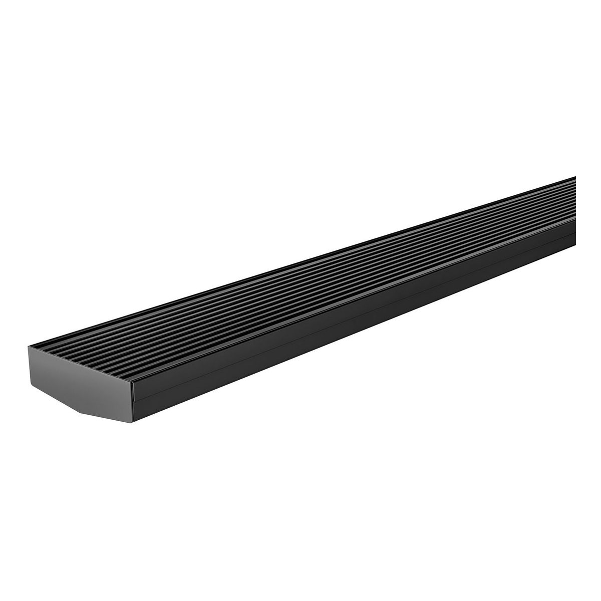 Phoenix V Channel Drain HG 75 x 1215mm Outlet 65mm - Matte Black