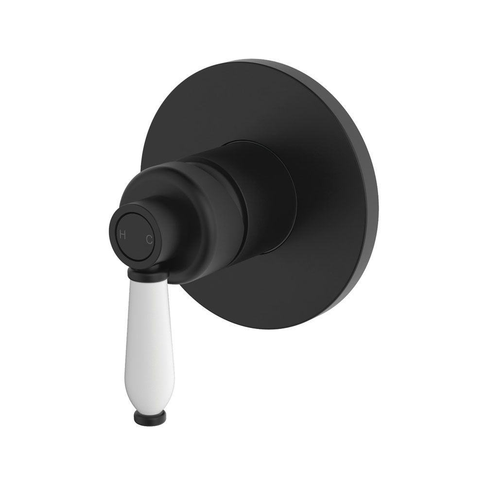 Eleanor Wall Mixer, Matte Black - 202101BK