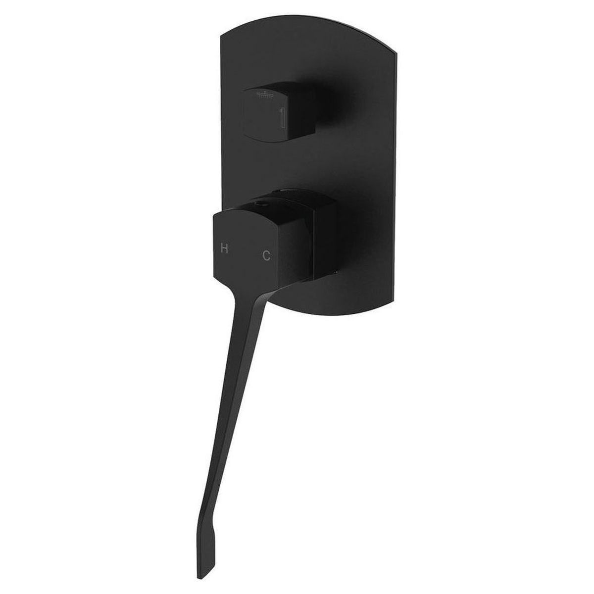 Koko Care Wall Diverter Mixer, Matte Black