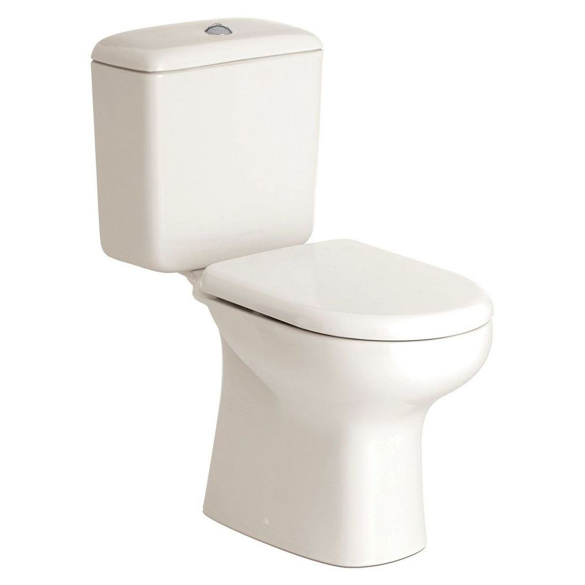 RAK Liwa Ivory Close-Coupled Toilet Suite, P-Trap
