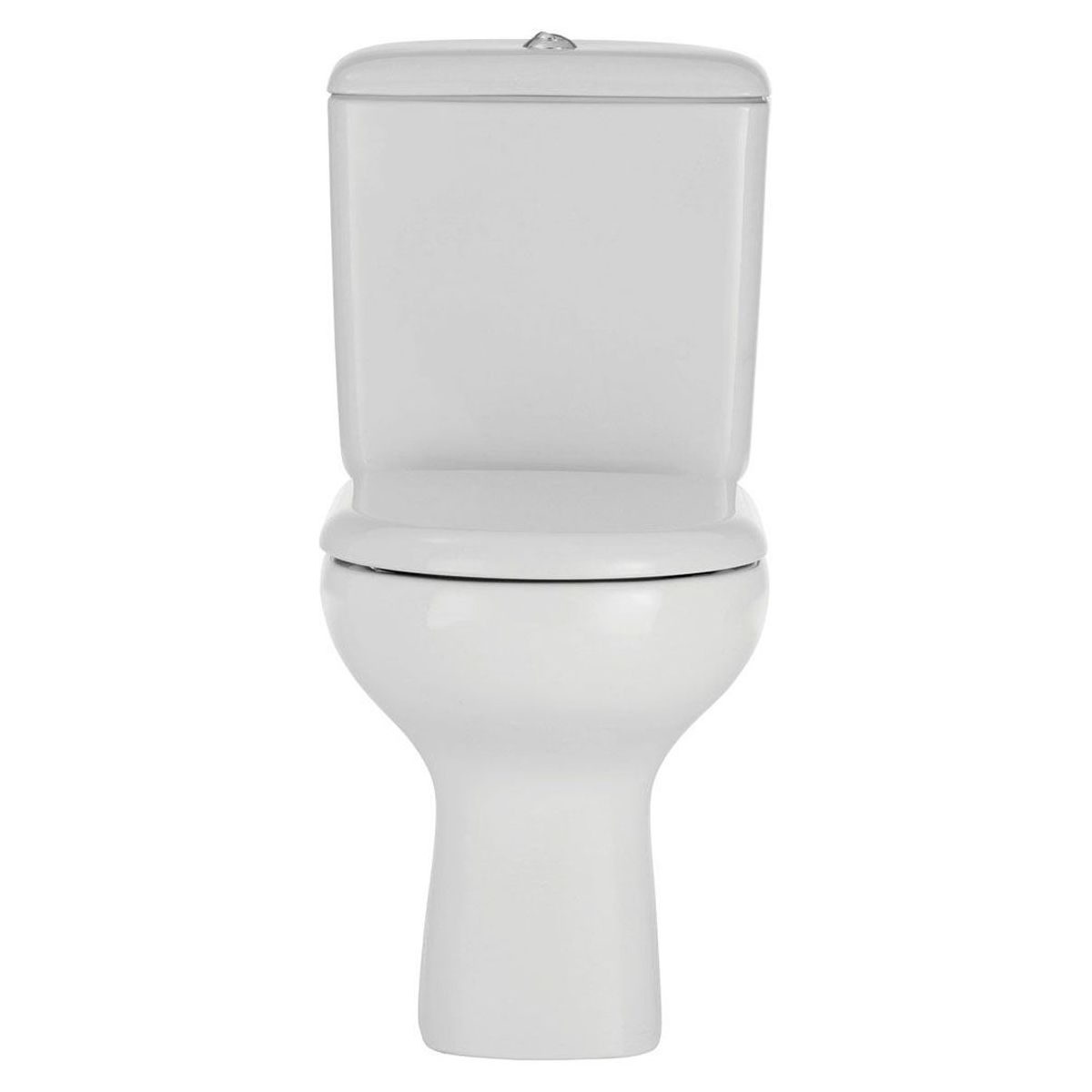 RAK Liwa White Close-Coupled Toilet Suite, S-Trap 140