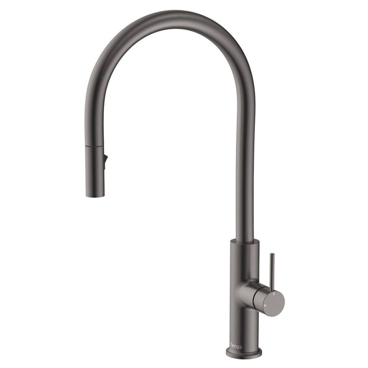 Fienza Kaya Pull Out Sink Mixer in Gun Metal