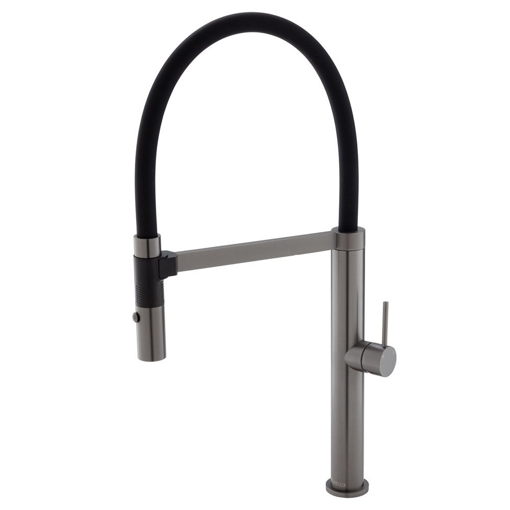 Kaya Pull Down Sink Mixer, Gun Metal