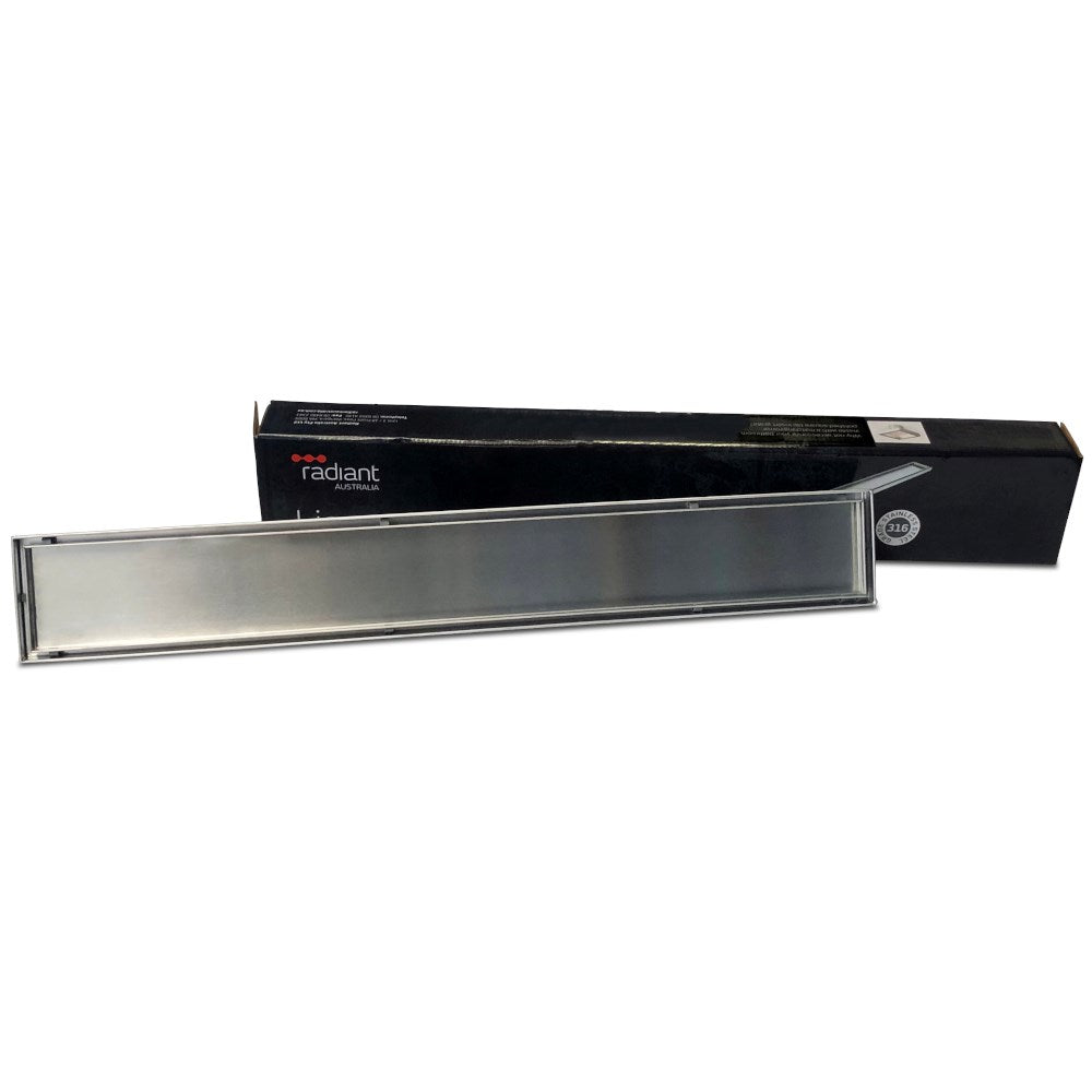 Tile Insert Linear Shower Grate 316-RGL-800-38 Mirror Polished