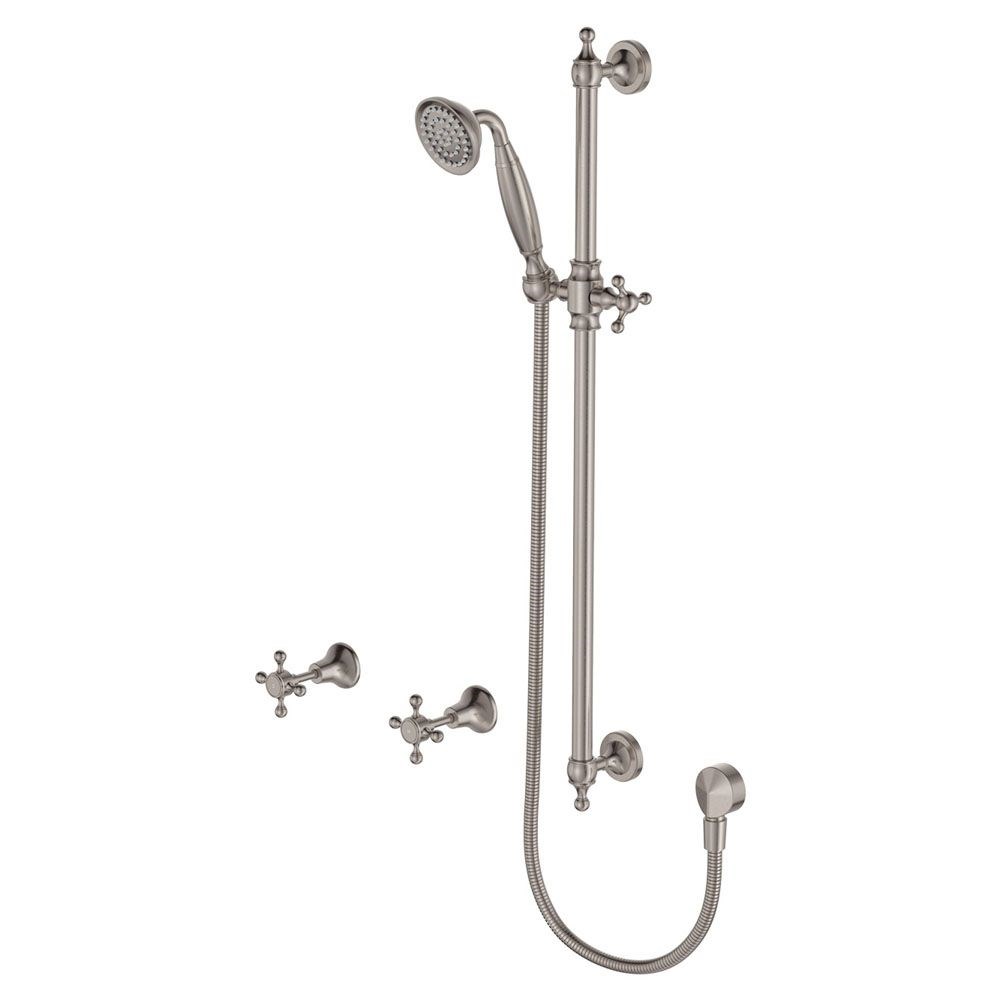 Lillian Rail Shower Set, Brushed Nickel