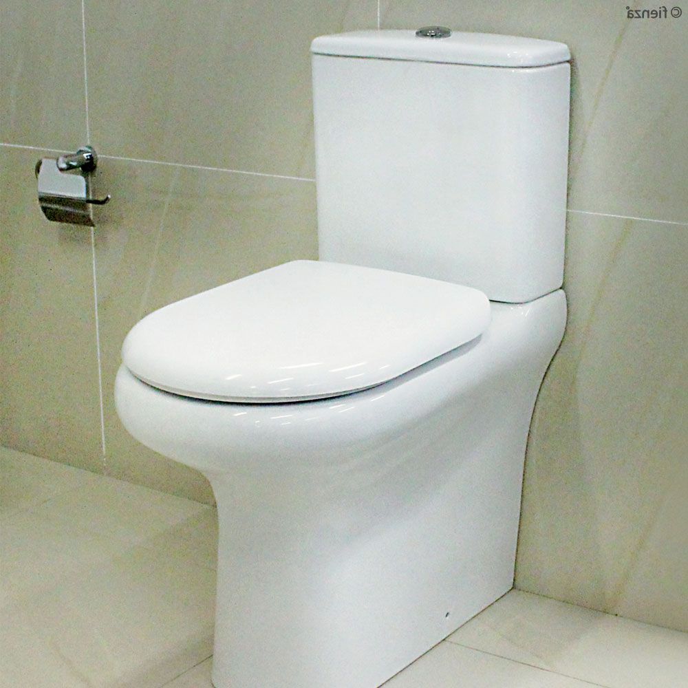 RAK Compact Back-to-Wall Toilet Suite, P-Trap