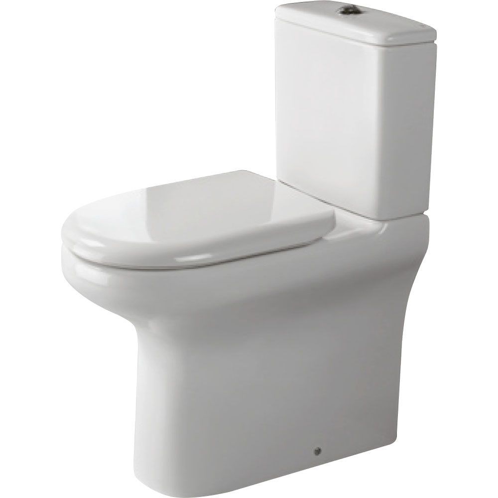 RAK Compact Back-to-Wall Toilet Suite, S-Trap 70-160