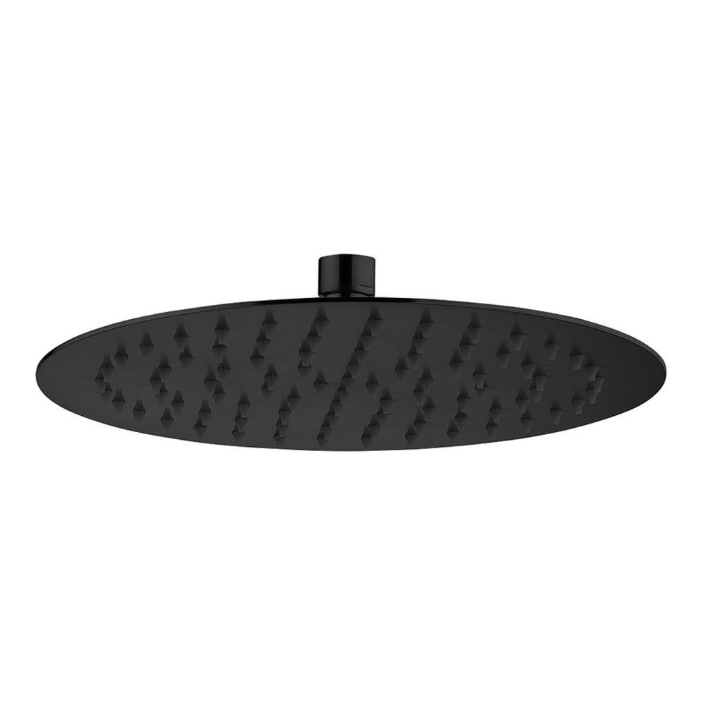 Kaya Round 250mm Shower Head, Matte Black