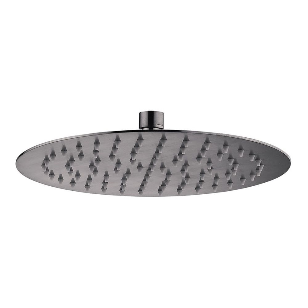 Kaya Round 250mm Shower Head, Gun Metal