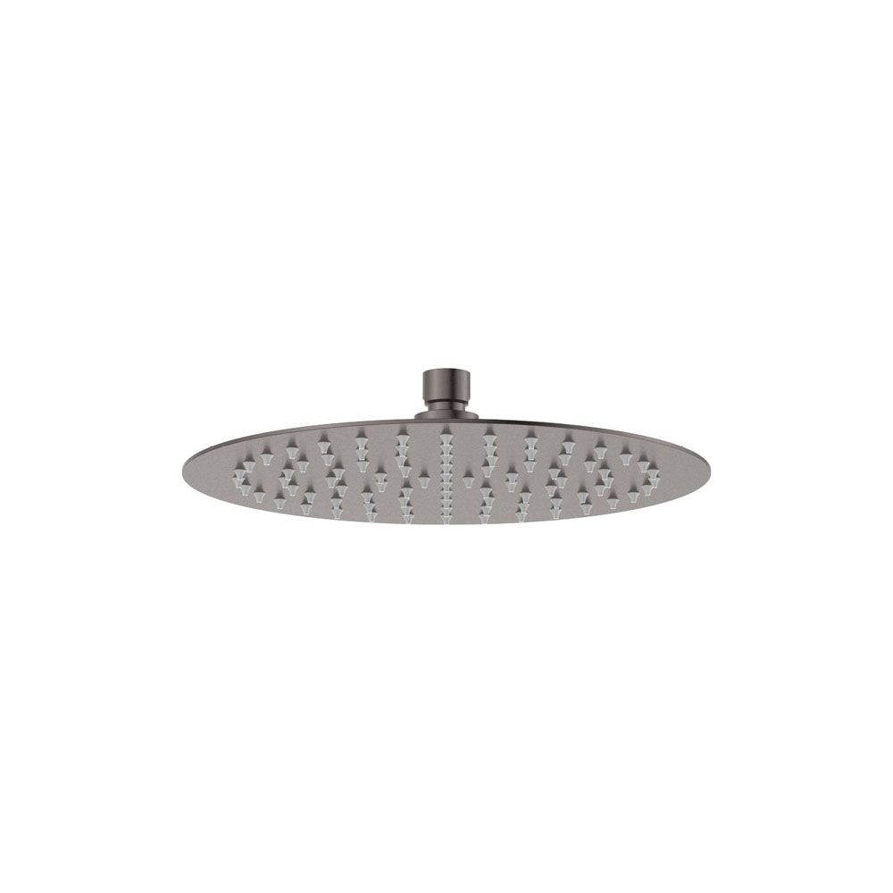 Kaya Round 250mm Shower Head, Gun Metal