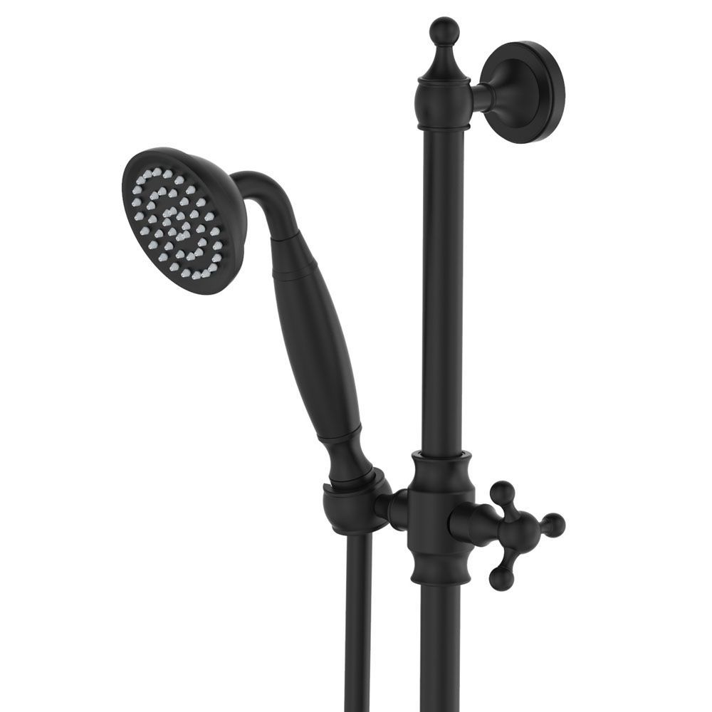 Lillian Rail Shower, Matte Black