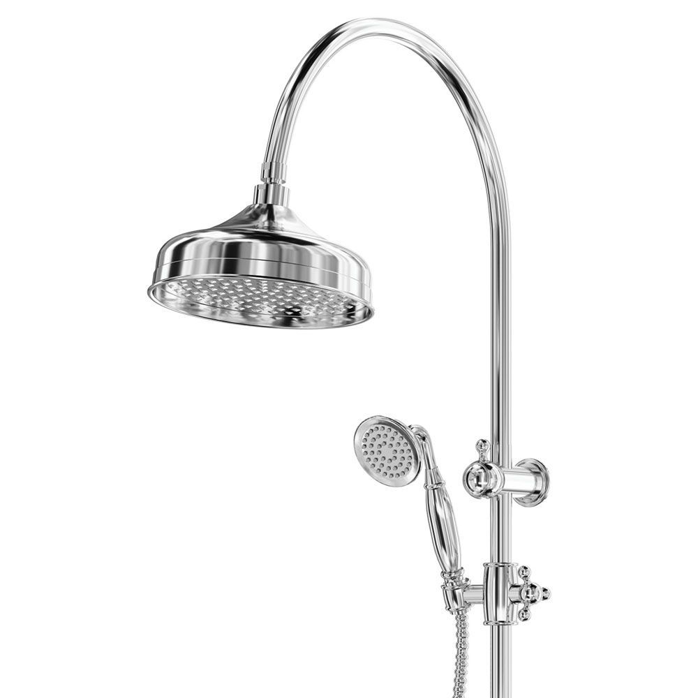 Lillian Twin Shower, Chrome