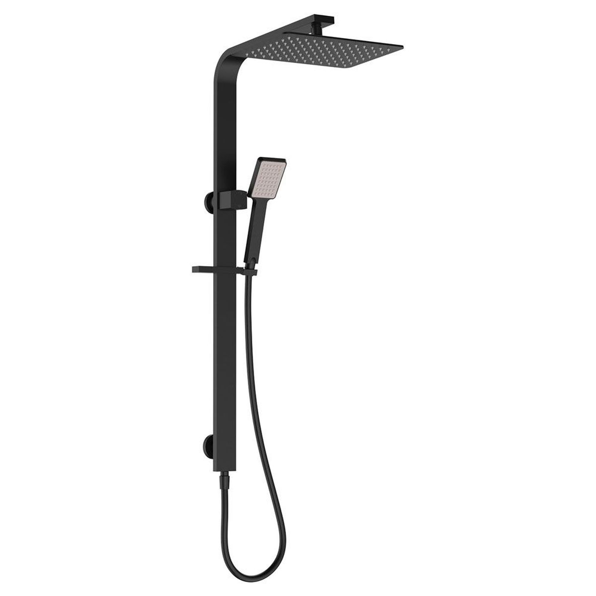 Koko Deluxe Twin Shower, Matte Black