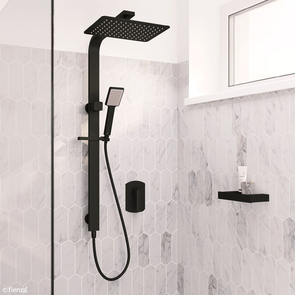 Koko Deluxe Twin Shower, Matte Black