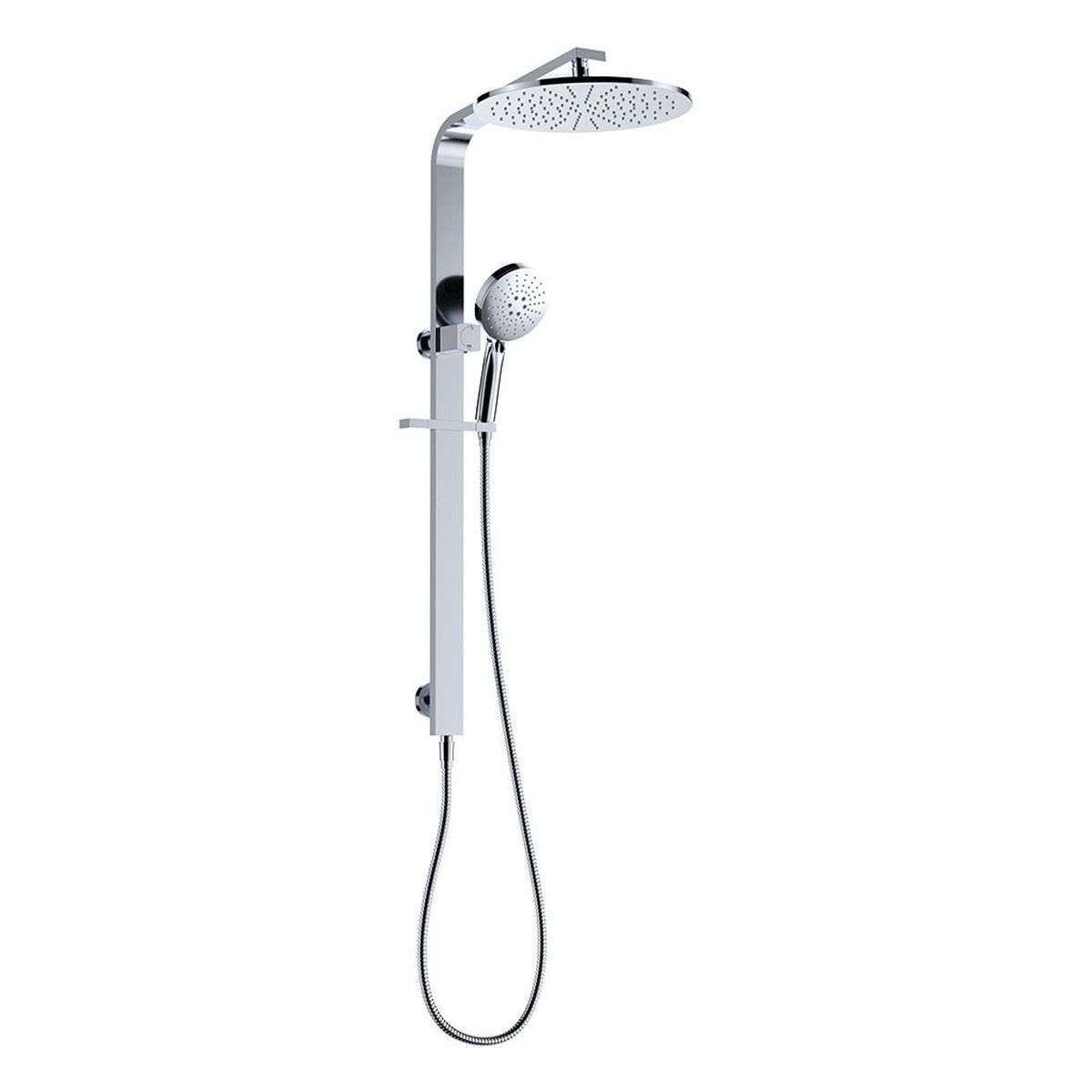 Empire Slim Deluxe Twin Shower, Chrome