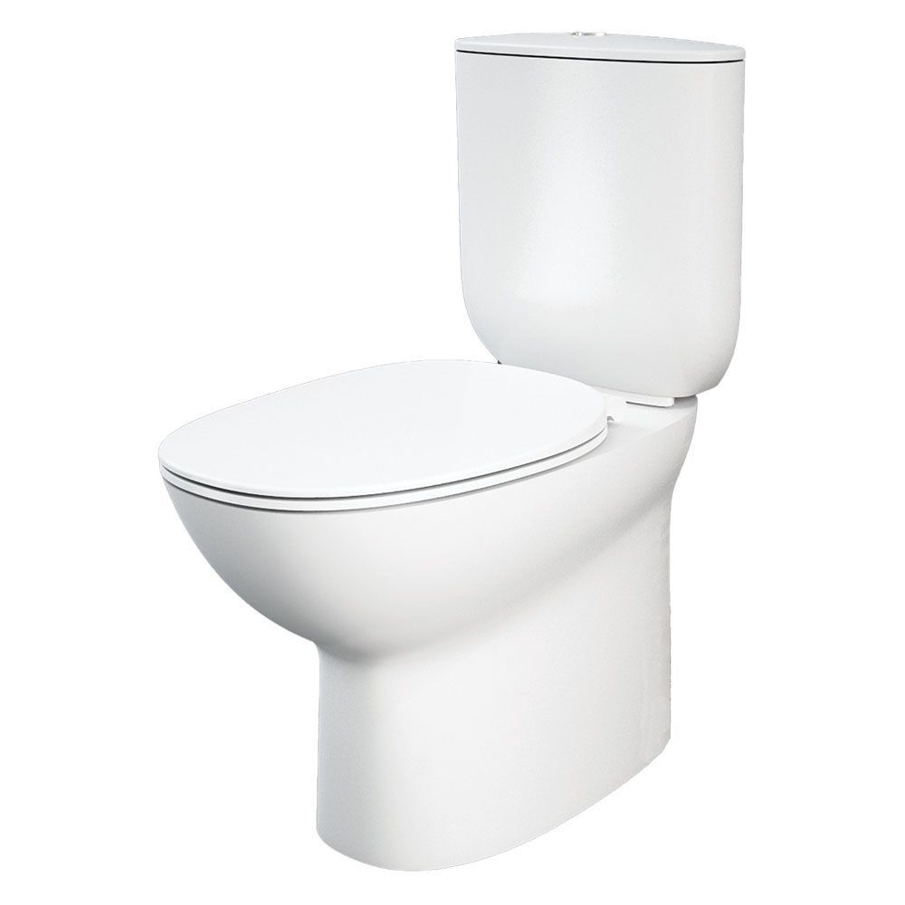 RAK Morning Back-to-Wall Toilet Suite, Bottom Inlet, S-Trap 150