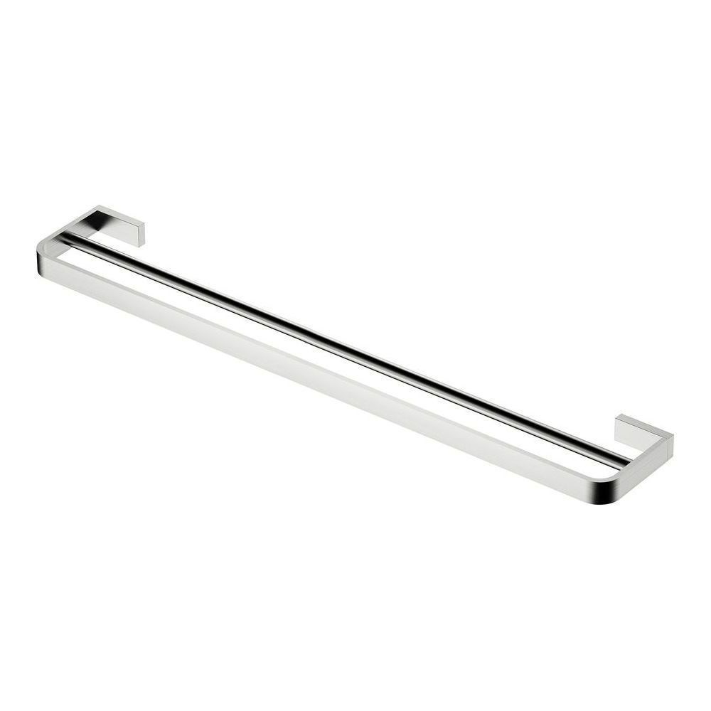 Inis Double Towel Rail 600mm Brushed Nickel