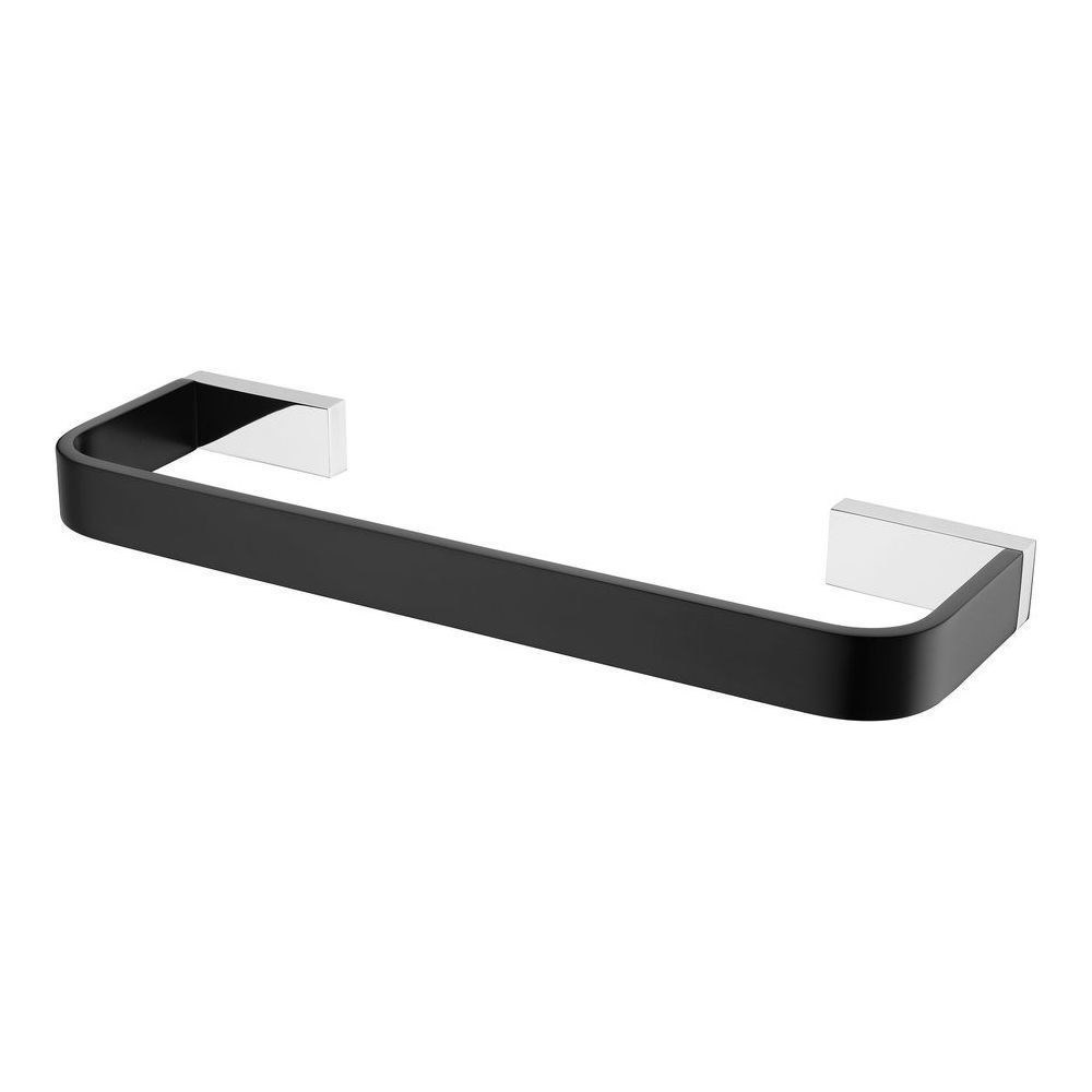 Inis Towel Bar 300mm Chrome & Matte Black