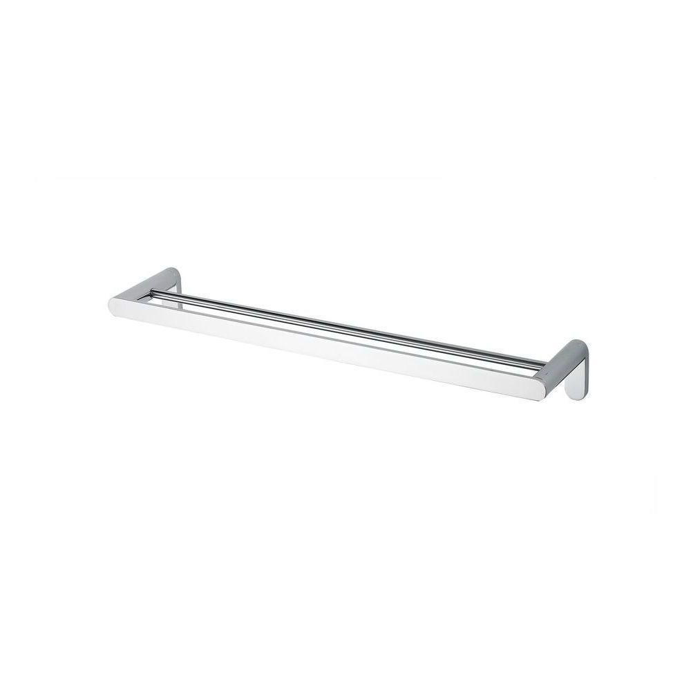 Akemi Double Towel Rail 600mm Chrome