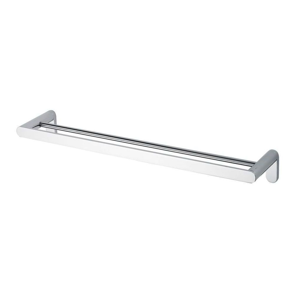 Akemi Double Towel Rail 800mm Chrome