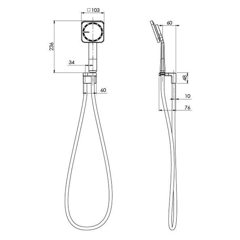 NX Orli Hand Shower - Chrome