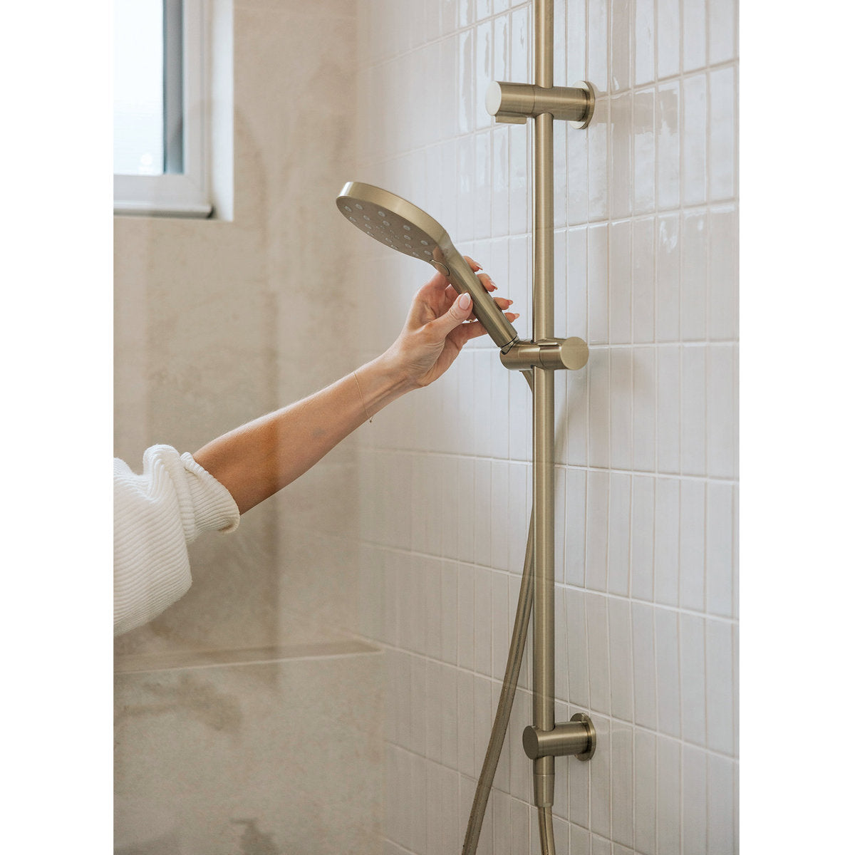 Phoenix Ormond Twin Shower - 4 Star, Brushed Gold