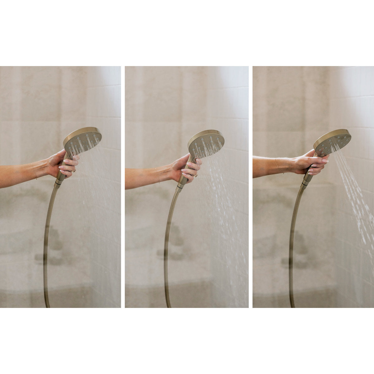 Phoenix Ormond Twin Shower - 4 Star, Brushed Gold
