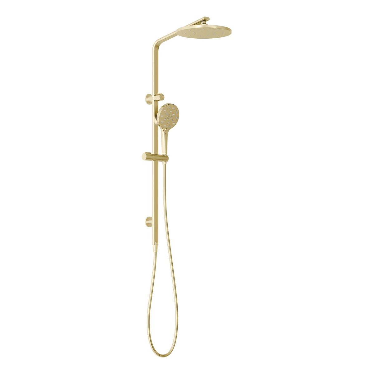Oxley Twin Shower - Brushed Gold