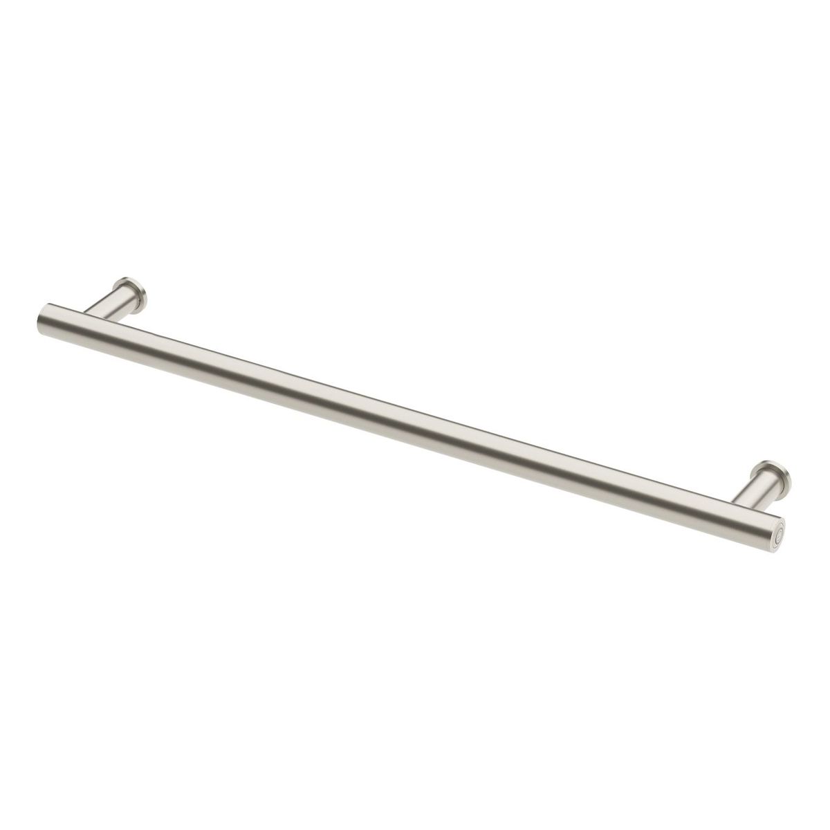 Phoenix Heated Towel Rail Round 800mm - Brushed Nickel